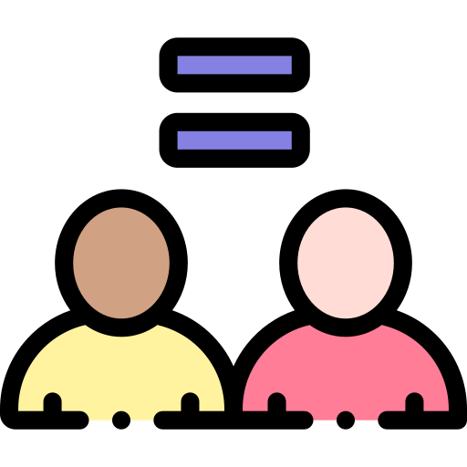 Égalité Icône gratuit Égalité Icône gratuit