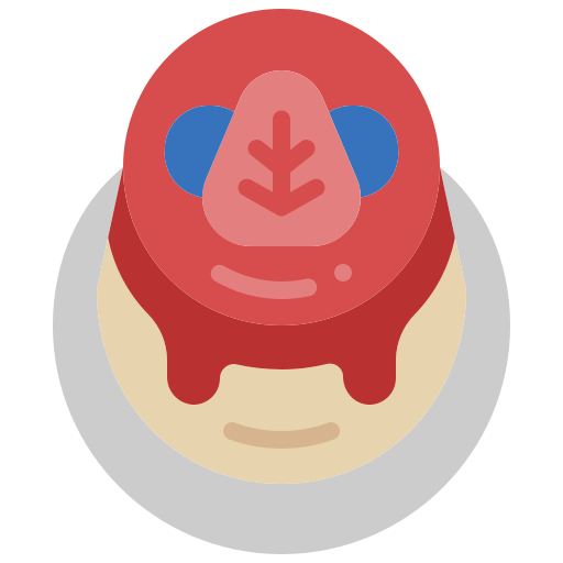 panna cotta icono gratis