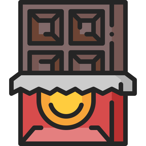Chocolate bar free icon