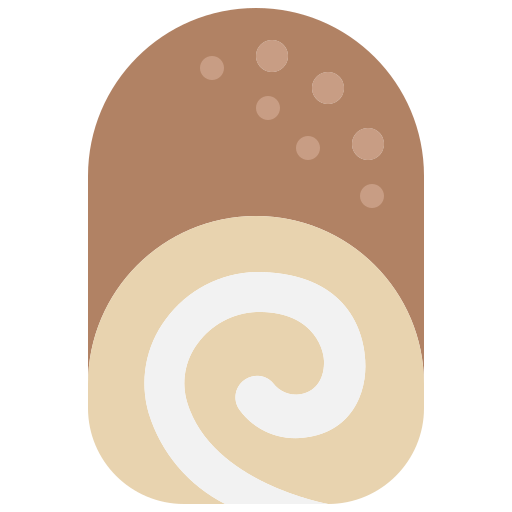 pastel de rollo icono gratis