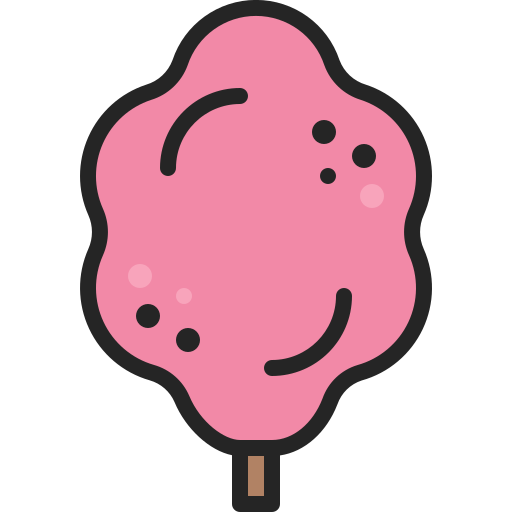 Cotton candy Generic Outline Color icon