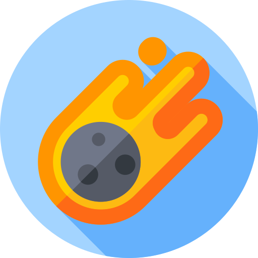 meteorito icono gratis