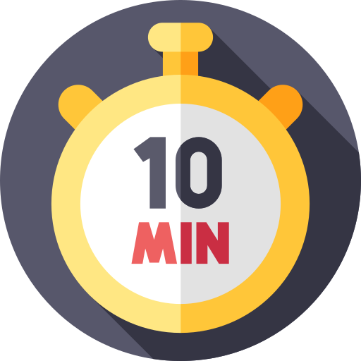 10 minutos icono gratis