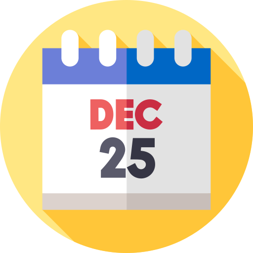 diciembre icono gratis