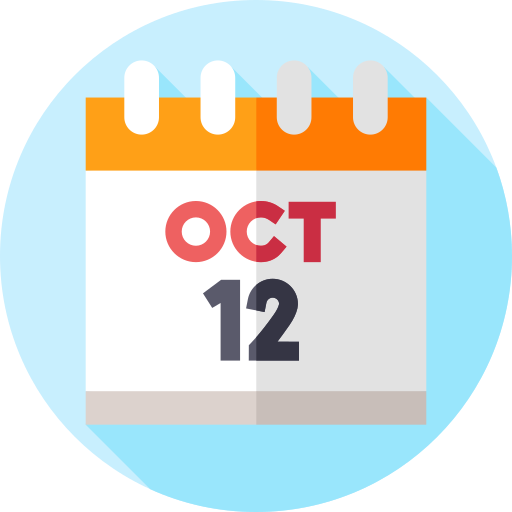 octubre icono gratis