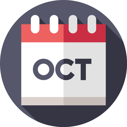 octubre icono gratis