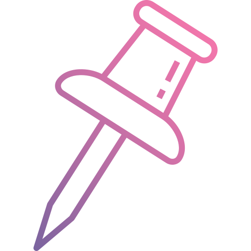 Paper pin free icon Paper pin free icon