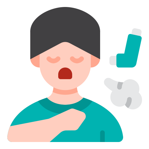 Asthma Generic Flat icon