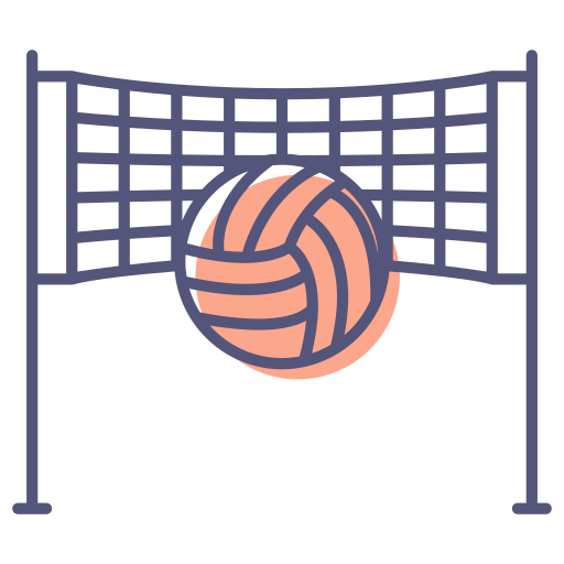 Asesino Poesía Descriptivo Red de voleibol - Iconos gratis de deportes y competición
