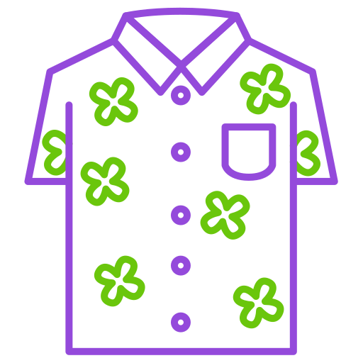 гавайская рубашка бесплатно иконка