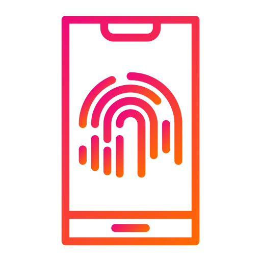huella dactilar icono gratis