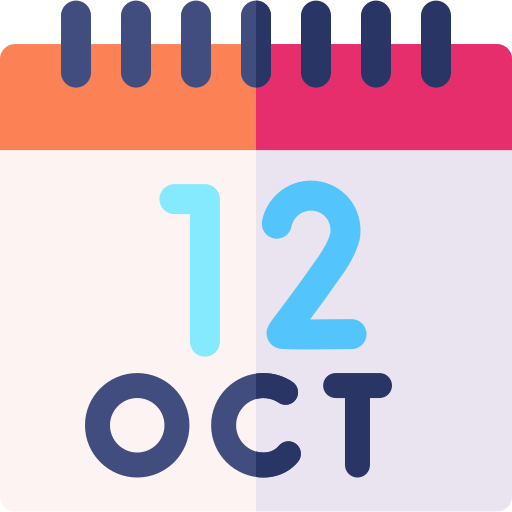 octubre icono gratis