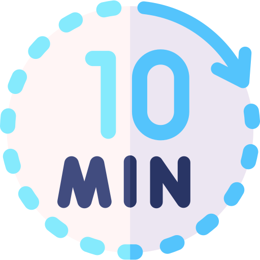 10 minutos icono gratis