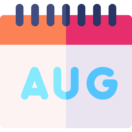 agosto icono gratis