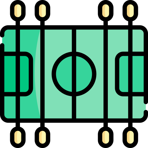 futbolín icono gratis
