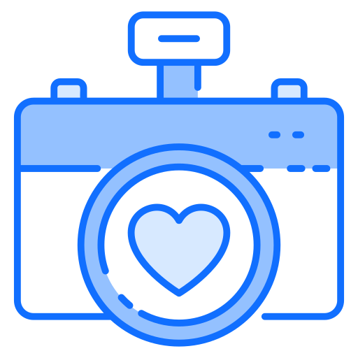 Photo camera Generic Blue icon