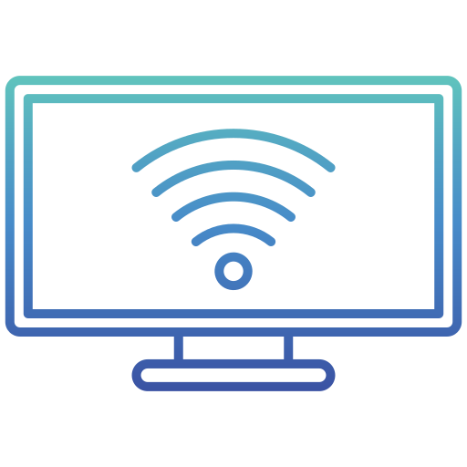 televisión inteligente icono gratis