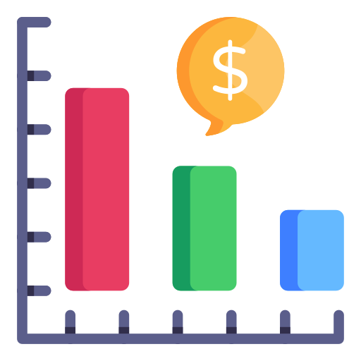 gráfico de crecimiento icono gratis