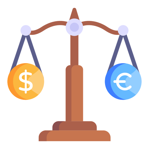 Money exchange Generic Outline Color icon