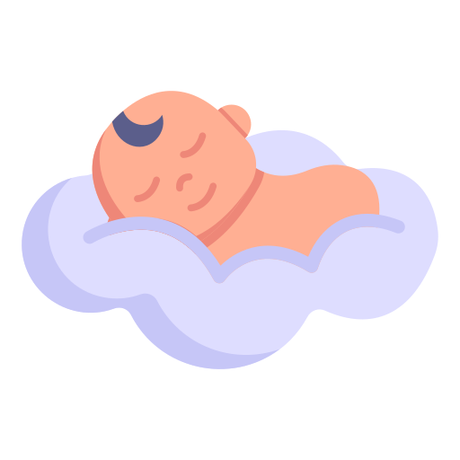 Sleeping baby Generic Flat icon