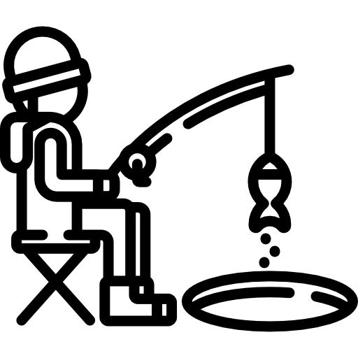 Ловит рыбу бесплатно иконка