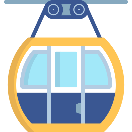 teleférico icono gratis