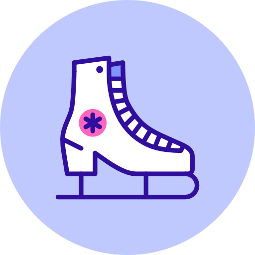 Ice skate Generic Circular icon