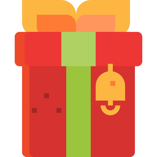 caja de regalo icono gratis