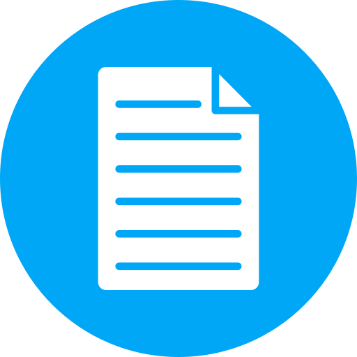 Document Generic Circular icon