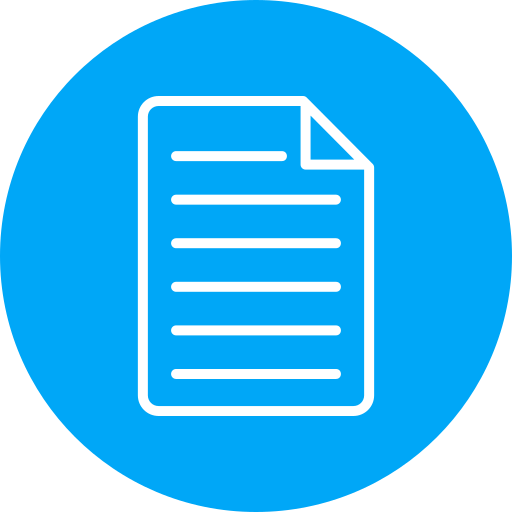 Document Generic Circular icon