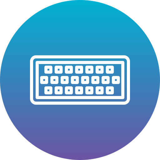 Keyboard Generic Flat Gradient icon