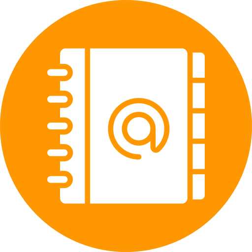 directorio telefónico icono gratis