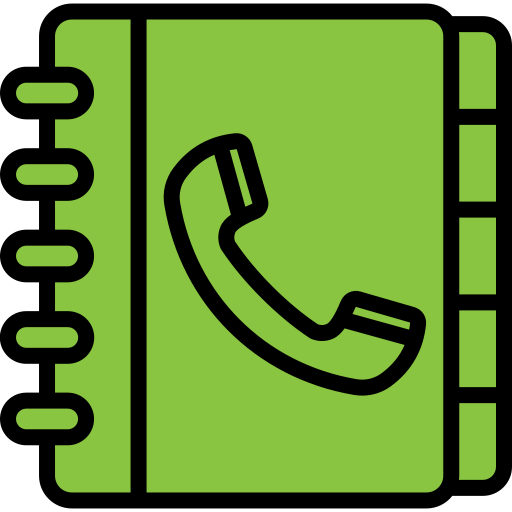 전화 번호부 무료 아이콘