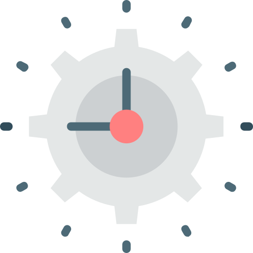gestión del tiempo icono gratis