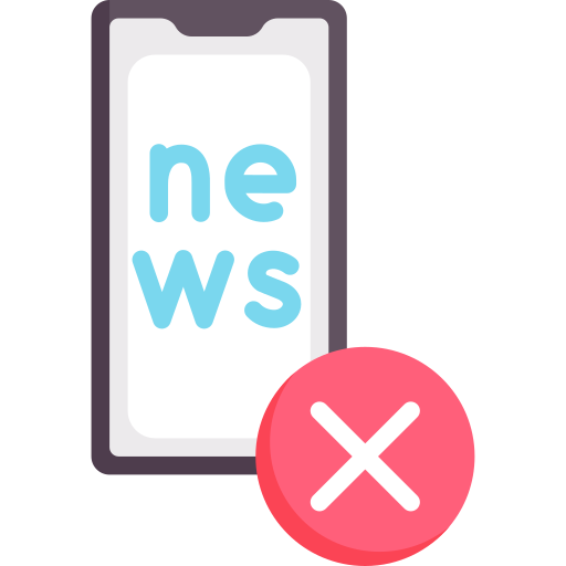 noticias falsas icono gratis