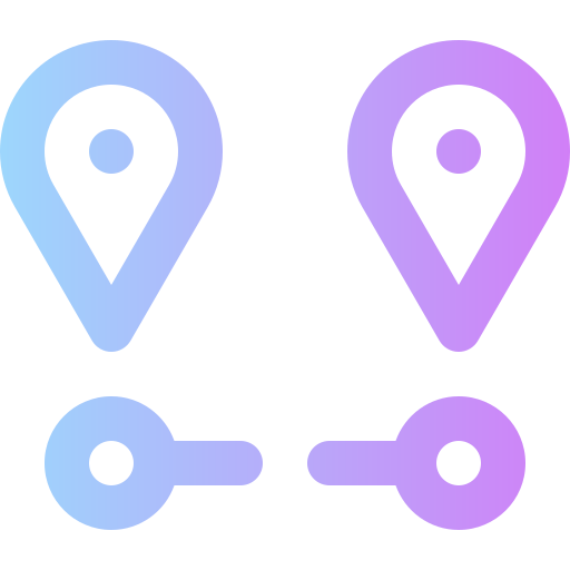 distancia icono gratis