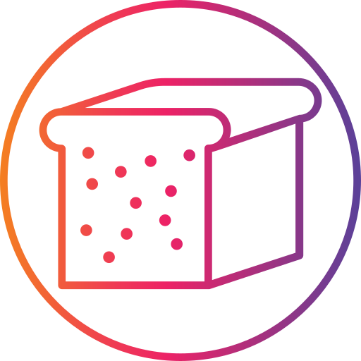 pan de molde icono gratis