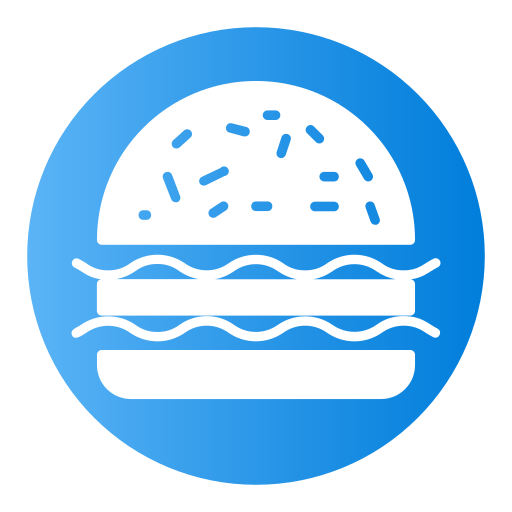 Hamburger Generic Flat Gradient icon