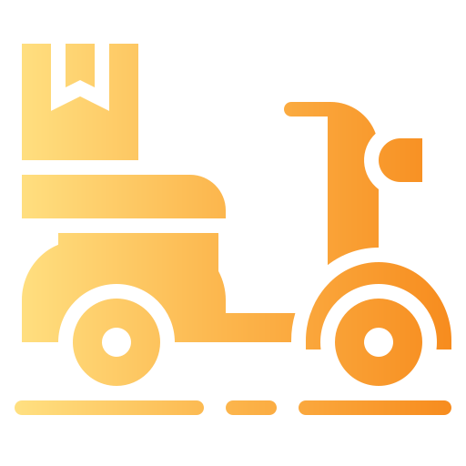 bicicleta de reparto icono gratis