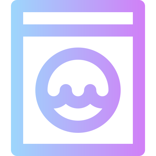 Washing machine Super Basic Rounded Gradient icon