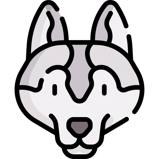 husky siberiano icono gratis