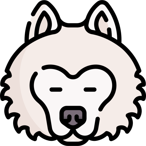 samoyedo icono gratis