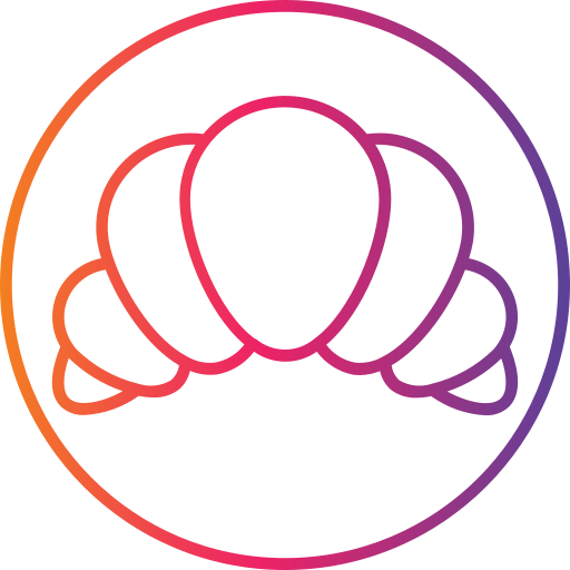croissant Icône gratuit croissant Icône gratuit