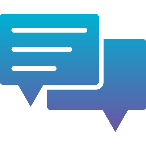 Chat Generic Flat Gradient icon