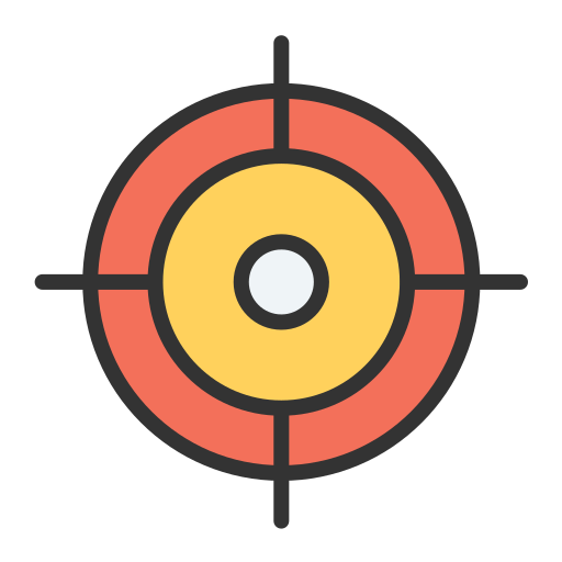 Target Generic Outline Color icon