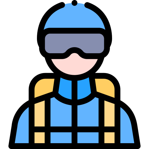paracaidismo icono gratis