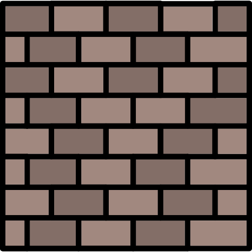 Brick wall free icon
