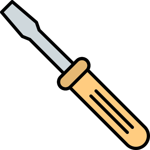 Screwdriver Generic Outline Color icon