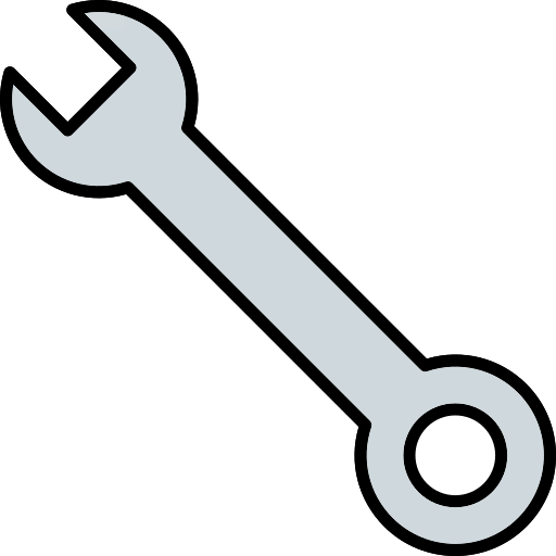 llave inglesa icono gratis