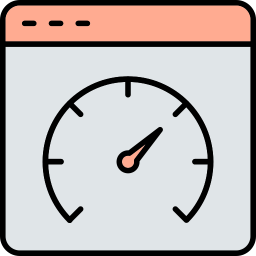 velocidad de página icono gratis